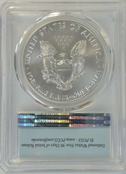 2020 Silver Dollar Eagle $1 PCGS MS70 First Strike