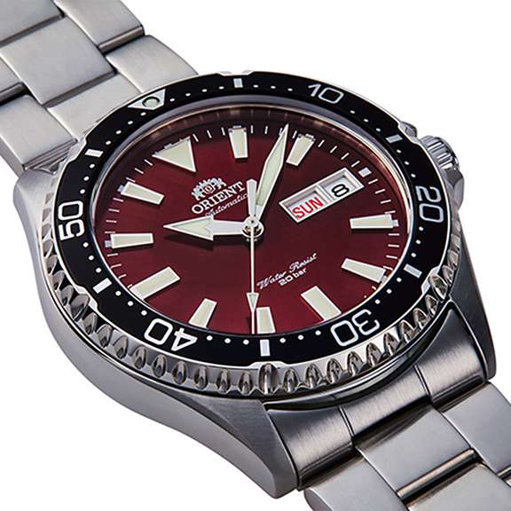 Orient Maroon Dial Automatic, New In Box.