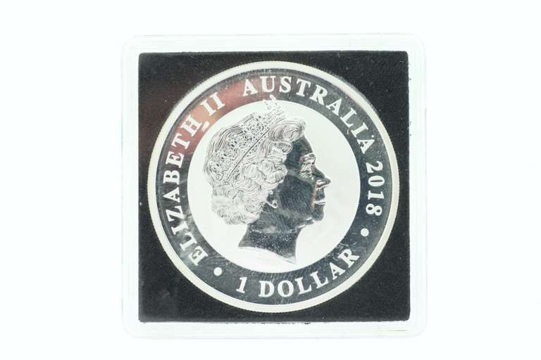 Flawless Australian Bird of Paradise .999 Silver Queen Elizabeth Coin