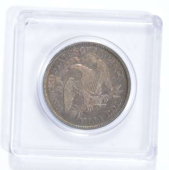 1871 Seated Liberty Half Dollar - Slabbed