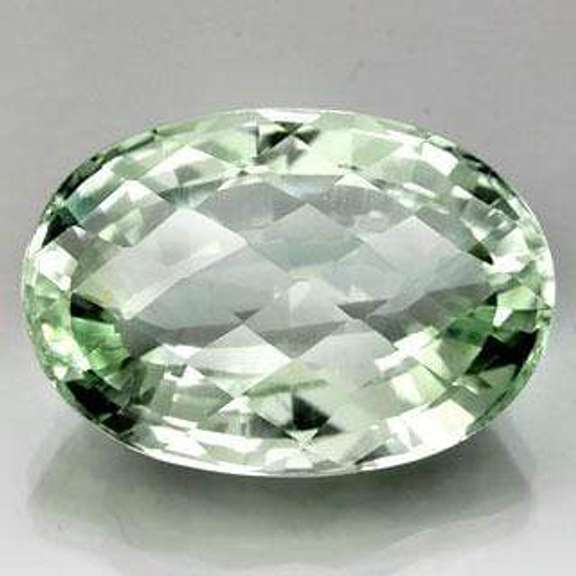 8X10MM OVAL GREEN AMETHYST GEMSTONE