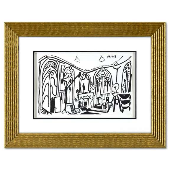 Carnet de Californie 1.11.55-IX Print by Picasso (1881-1973)