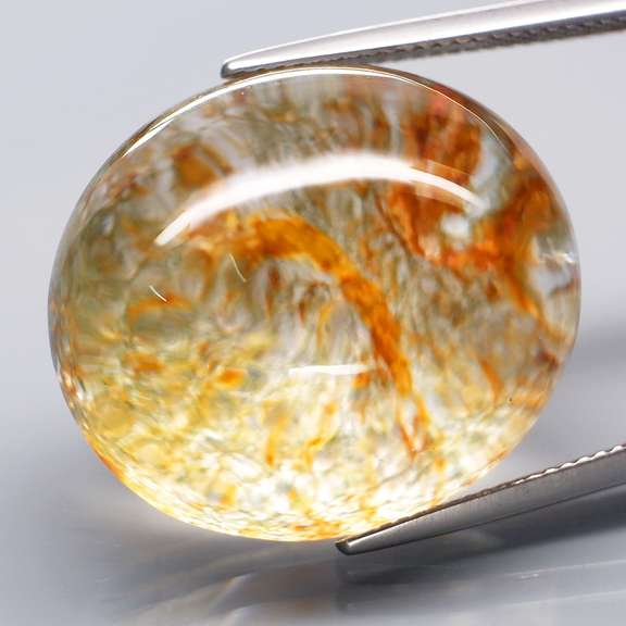 Really cool 51.34ct Dendritic Quartz cabochon