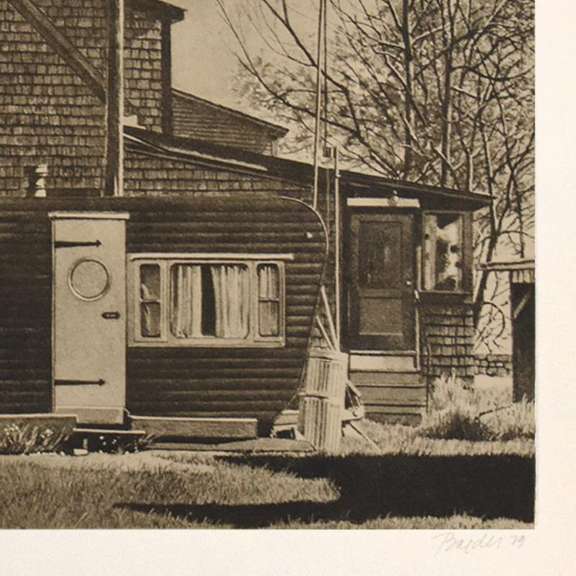 House with Trailer by Baeder, John