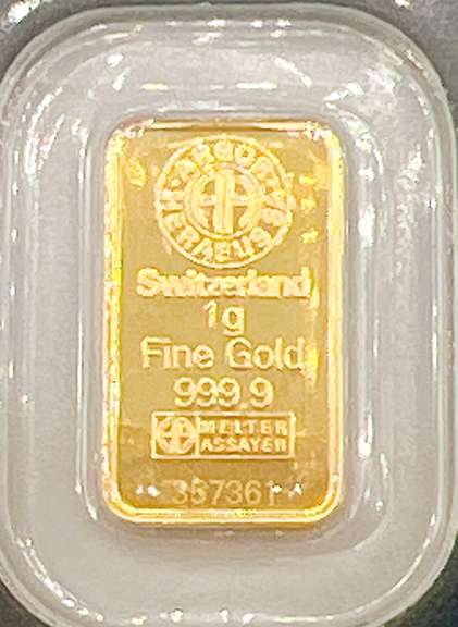 one gram gold bar