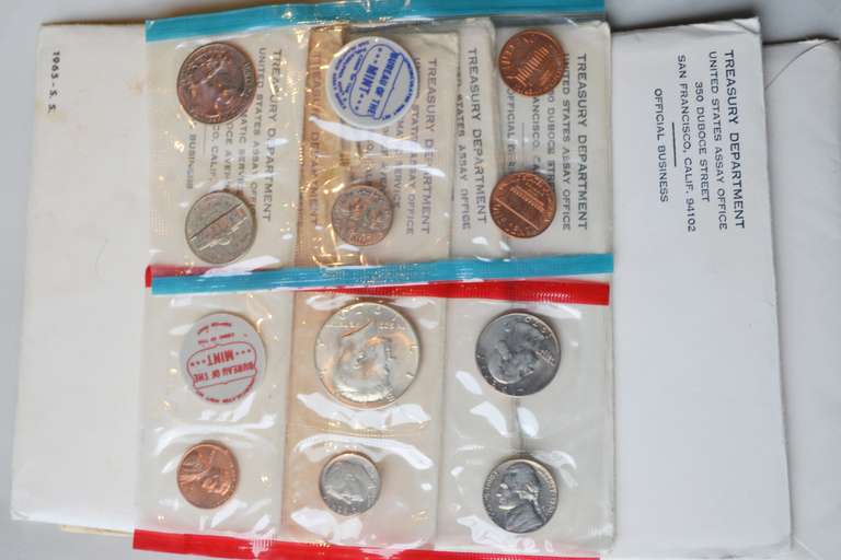 7 Mint Sets 1965-1970