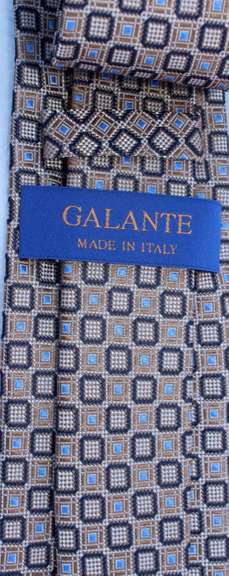 Fine Quality Italian Hand Made Silk Tie By Galante
