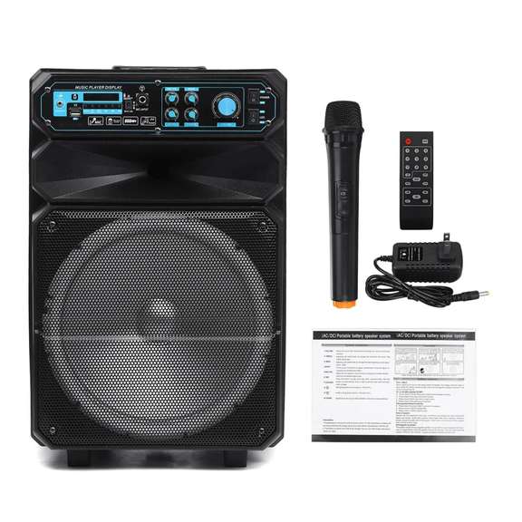 12 inch 50W High Power Bluetooth Square Loud Speaker
