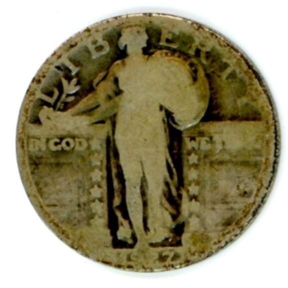 1927-S Standing Liberty Quarter