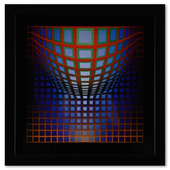 Kezdi - Vega de la serie Structures Universelles Du Damier by Vasarely (1908-1997)