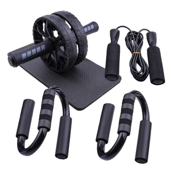 5PCS/set AB Wheel Roller Kit Abdominal Muscle Fitness
