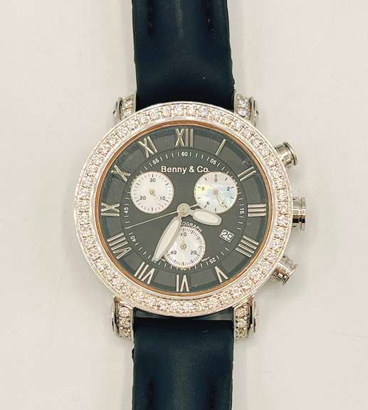 BENNY & CO DIAMOND WATCH- 5.00+ CARATS!