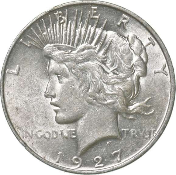 1927-D Peace Silver Dollar