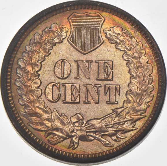 1862 Indian Head Cent - Hairlines