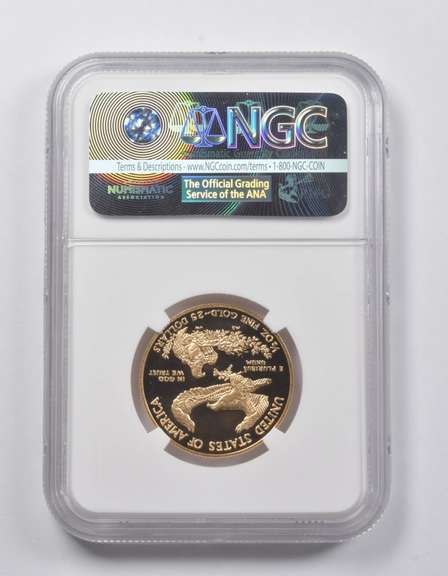 PF70 UCAM 2016-W $25 American Gold Eagle 1/2 Oz Gold ER Moy NGC