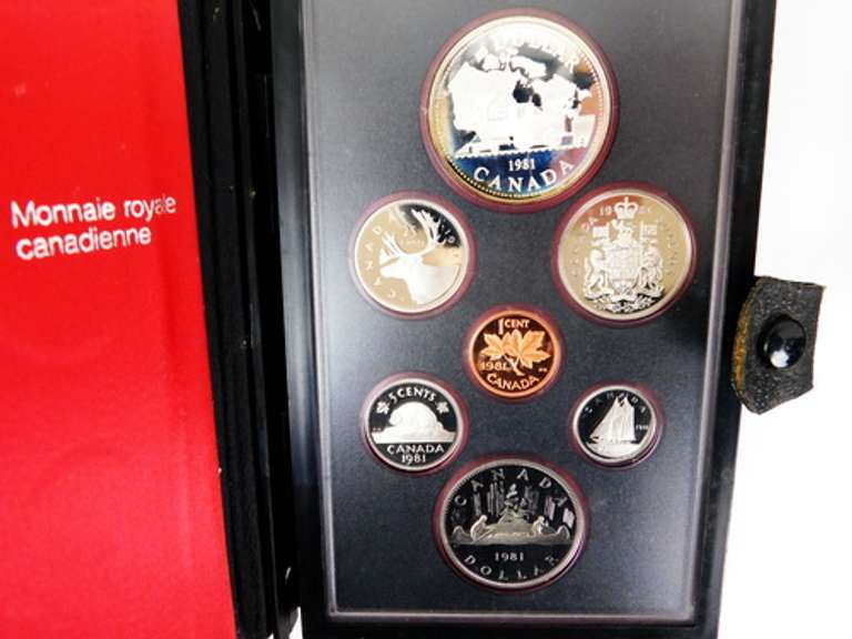 2 Canadian 7 Coin Uncirculated Coin Sets