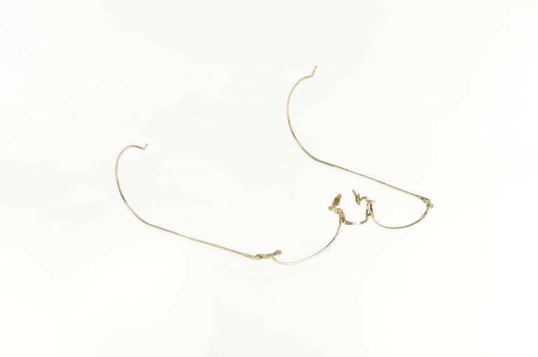 Gold Filled Victorian Half Moon Glasses Gold Filled Frames