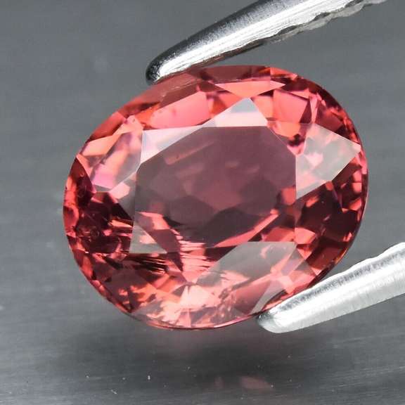 Top color 1.28ct padparadscha pink high fire Tourmaline