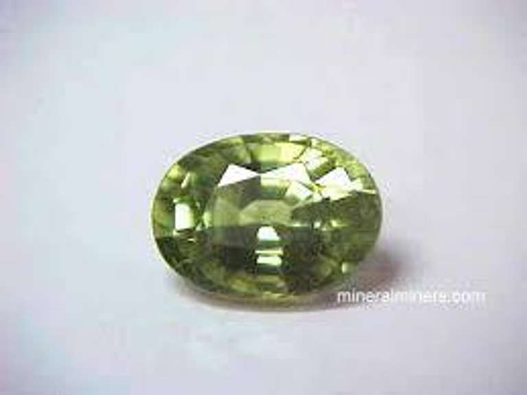 3X4MM OVAL GREEN SAPPHIRE LOOSE GEMSTONE