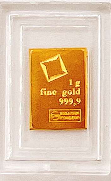 one gram gold bar