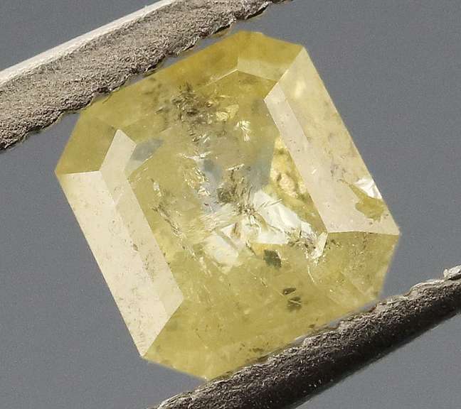 Unheated .31ct fancy yellow Diamond