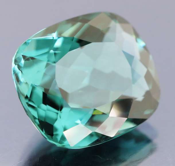 33.81ct top blue green hue created Amethyst