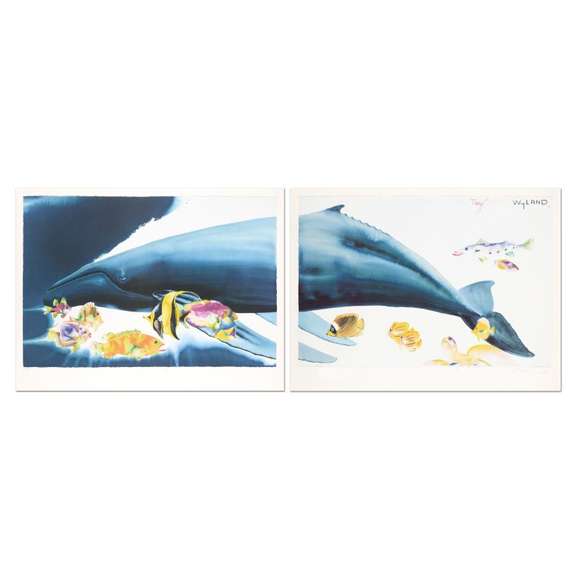 I Want to Dive into Your Ocean (Diptych) Limited Edition by Wyland