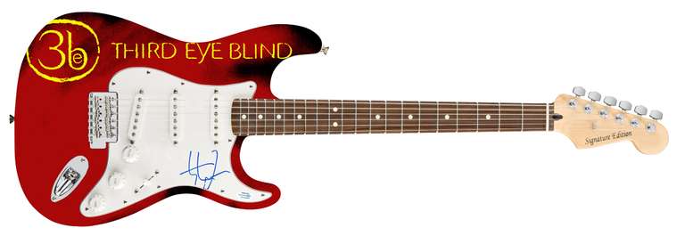 Third Eye Blind Stephan Jenkins Signed Album Cd Photo Graphics Guitar ACOA