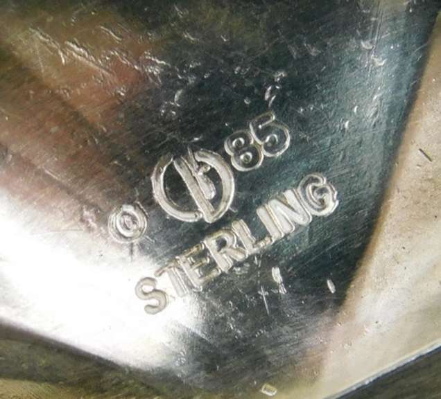 1985 Carol Felley Sterling Hibiscus Cuff Bracelet