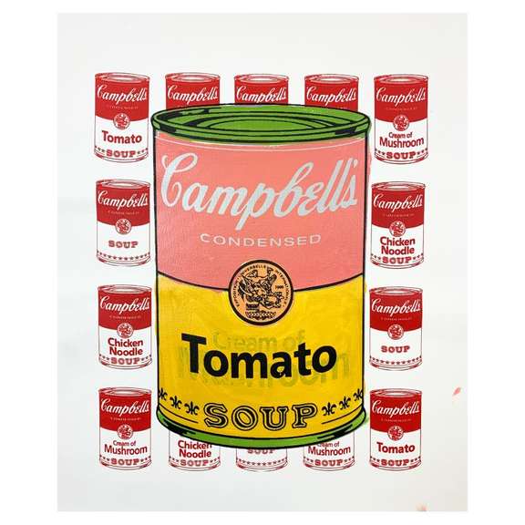 Campbell's Tomato by Steve Kaufman (1960-2010)