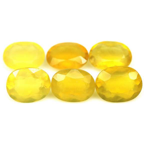 Glistening 18.01ct natural golden Fire Opal set