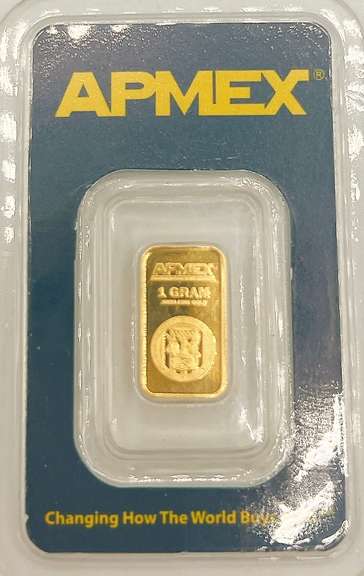 one gram gold bar