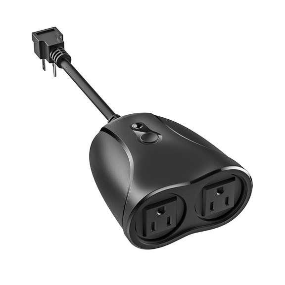 Dual Outlets IP44 Smart WIFI Socket 3680W