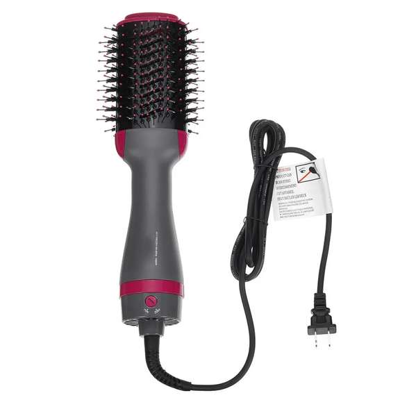 2 In 1 1000W Hair Dryer Blower Brush Comb Volumizer