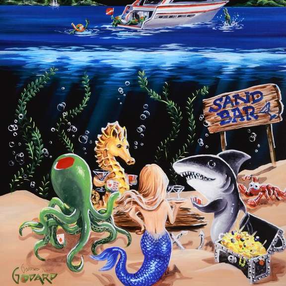 Sand Bar I Limited Edition by Godard, Michael