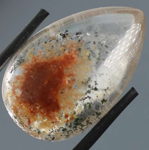 All natural 49.62ct rutilated Ghost Quartz