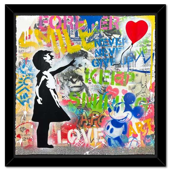 Balloon Girl Original by Mr Brainwash