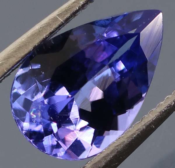 Unique blue violet 1.28ct Tanzanite