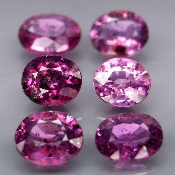 Fancy color 5.15ct UNHEATED Sapphire set