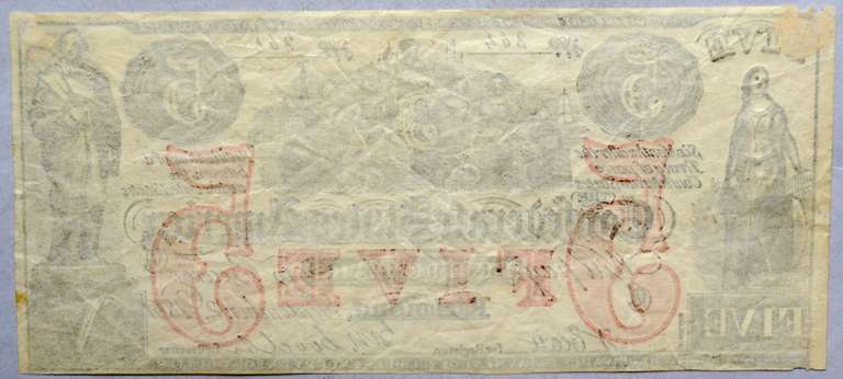 $5 Sept 2 1861 Series Counterfeit Note