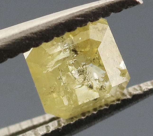 Unheated .31ct fancy yellow Diamond