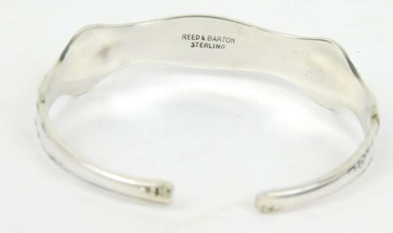 Vintage Reed & Barton Sterling Cuff - Ann
