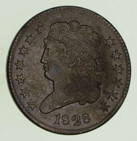 1828 Classic Head Half Cent - Circulated