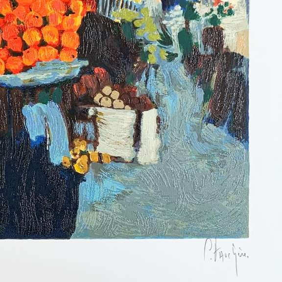 The Fruit Market by Fauchere, Claude