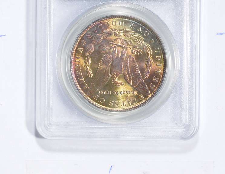 MS64 1886 Morgan Silver Dollar - Graded PCGS