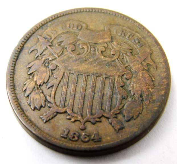 1864 U.S. 2 Cent Coin