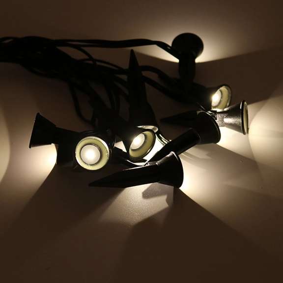 Solar Powered Dual Garden Spot Light