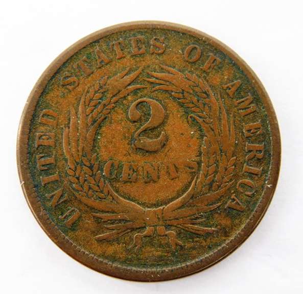 1864 U.S. 2 Cent Coin