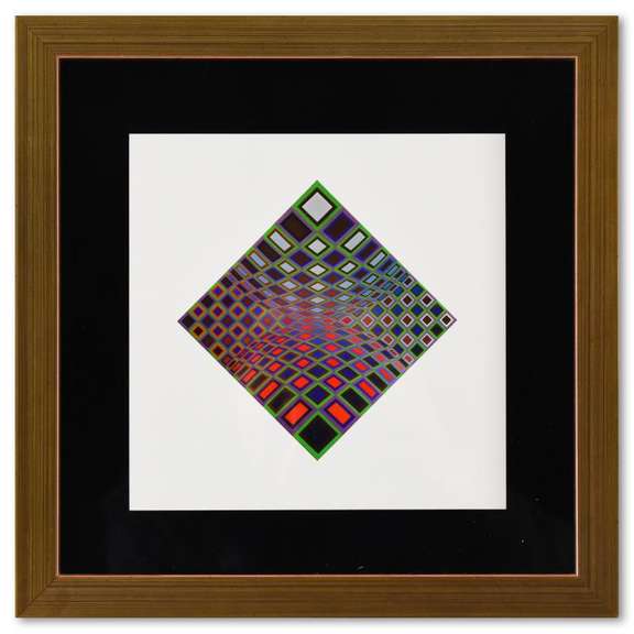 Vega (Diptych) Print by Vasarely (1908-1997)