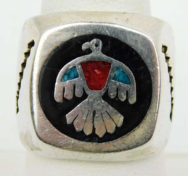 1995 Men's G&S Thunderbird Ring, Size 8